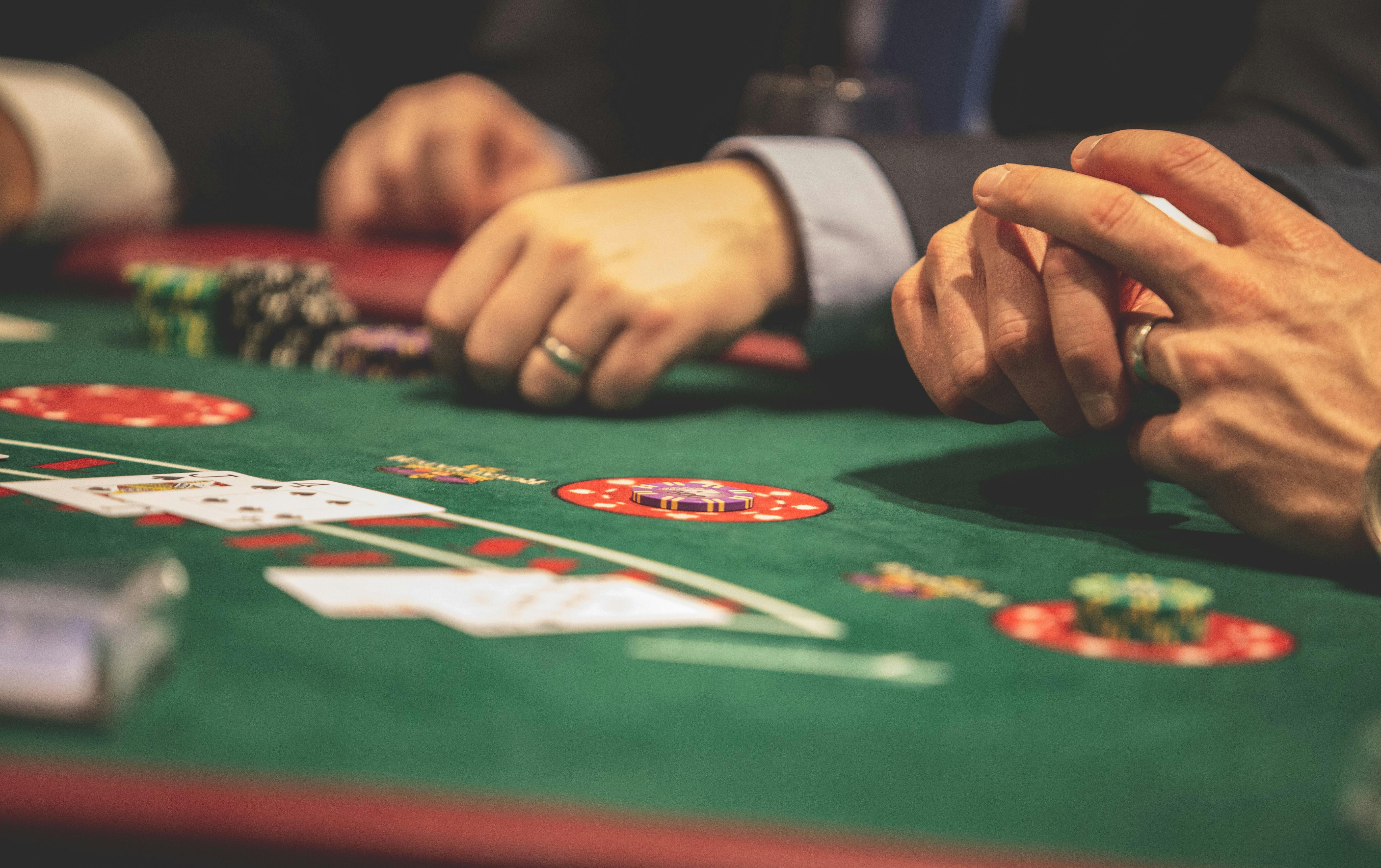 Blackjack table